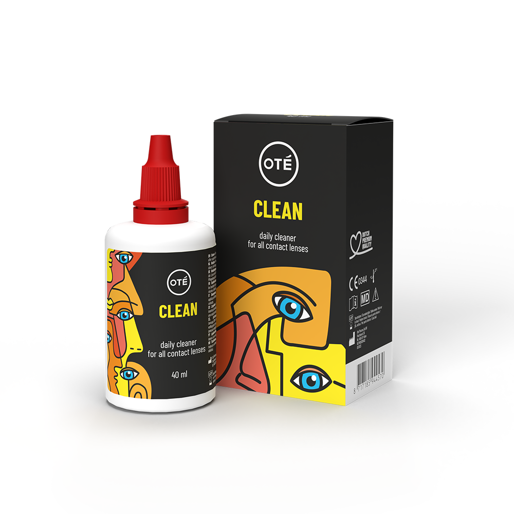 Nettoyant Oté Clean pour lentilles de contact, usage quotidien