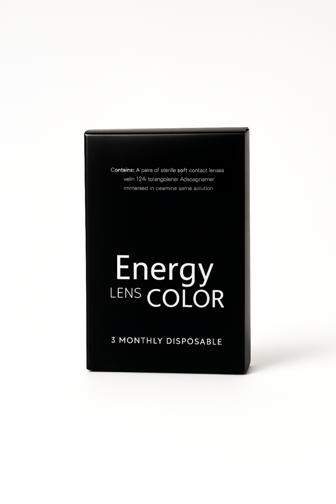 Lentilles de contact colorées Energy Color sphériques PLAN en POLYHEMA