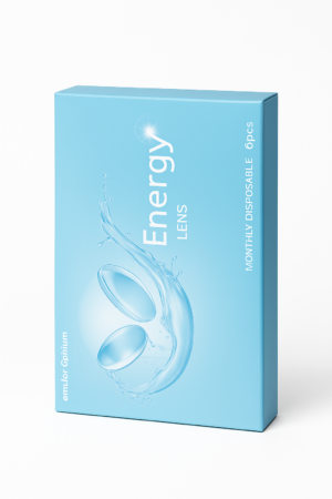Lentilles de contact ENERGY LENS sphériques avec 55 pour cent d’eau