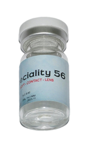 Lentilles de contact sphériques durables Speciality 56 avec 56 pour cent d’eau