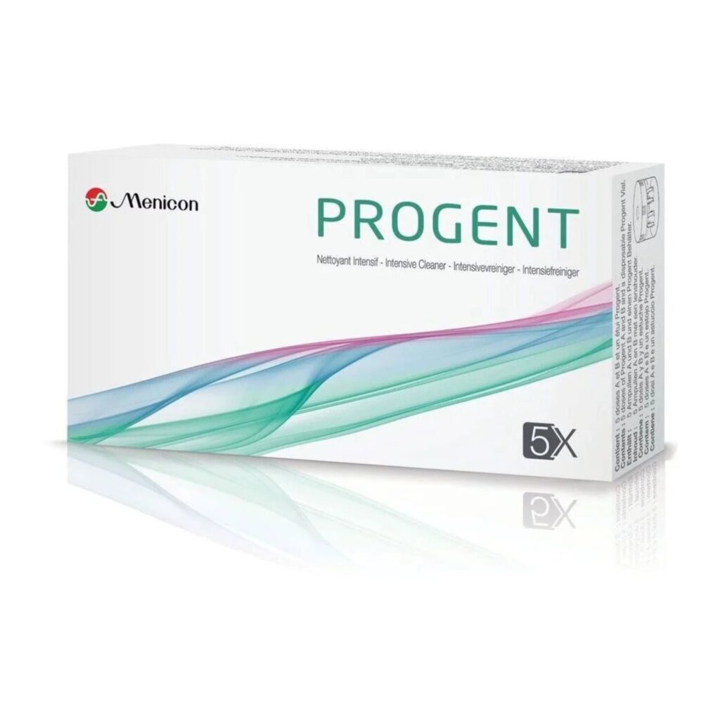 Nettoyant intensif PROGENT pour lentilles rigides perméables à l’oxygène