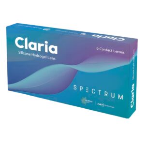 Lentilles de contact CLARIA sphériques en Hioxifilcon D avec 55 ou 45 pour cent d’eau