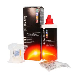 Solution Oté One Step au peroxyde d’hydrogène pour nettoyage des lentilles de contact